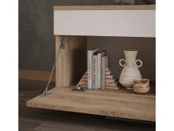 Vicco Prateleira*Wohnzimmerschrank sonoma/branco 70.8x35.3x38.9 berno Natural claro