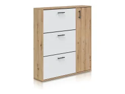 Zapatero Leia Blanco Artik (Blanco Mate) - Roble Nodi*duehome Online