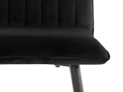 Zeta | Conjunto de 2 banquetas de bar em veludo^Loft24